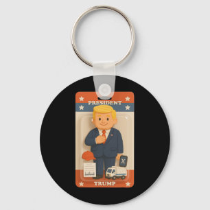 Porte-clés Sympa Trump Action Figure Trend Shirt