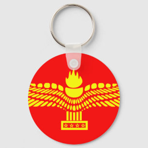 Porte-clés Syriac Aramaic Peuple, drapeau syrien
