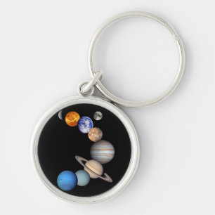 Porte-clés Système solaire Montage JPL Planet Photos