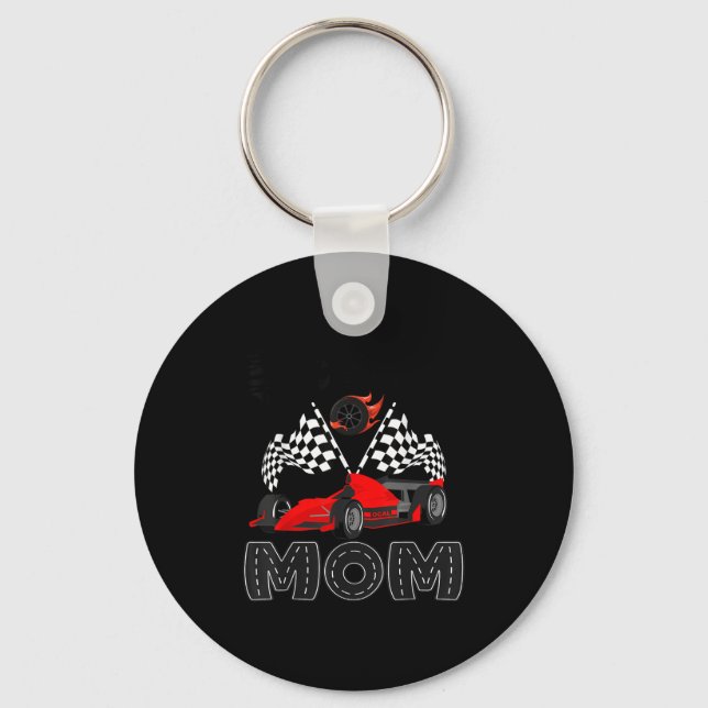 Porte-clés T Crew Mom Racing Car Birthday Boy Family Matching (Recto)