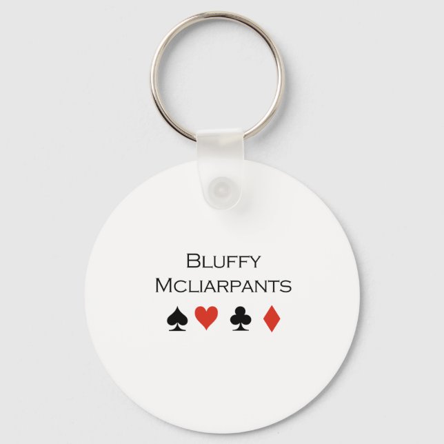 Porte-clés T-shirt Bluffy Mcliarpants (Recto)
