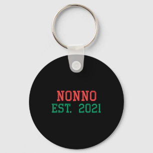 Porte-clés T Shirt Brodé Nonno Est 2021 