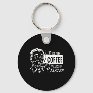 Porte-clés T-shirt de CAFÉ de BOISSONS