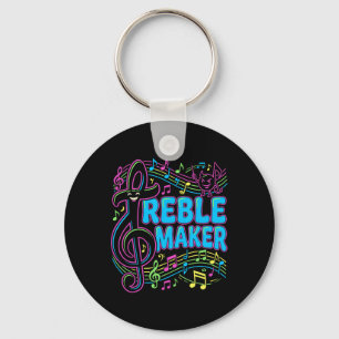 Porte-clés T-shirt drôle de fabricant de triples pour chorale