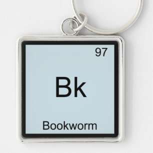 Porte-clés T-shirt drôle symbole d'élément de chimie Bk - Boo