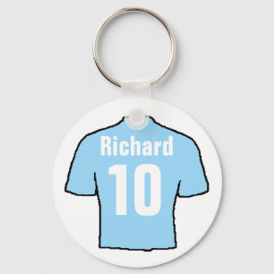 Porte-clés T-shirt fan de football.