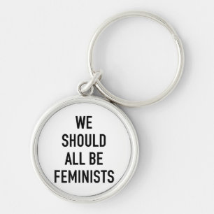 Porte-clés T-shirt féministe - Nous devrions tous être fémini