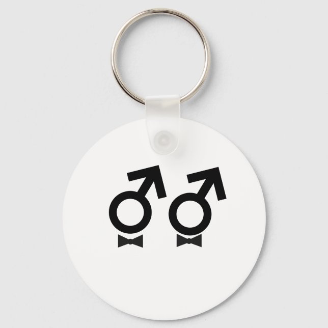 Porte-clés T-shirt mariage gay (Recto)