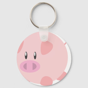 Porte-clés T-shirt mignon de porc, chemises, cadeaux de porc,