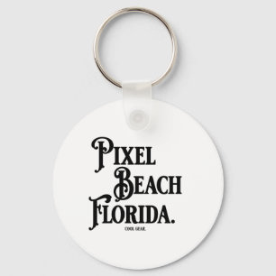 Porte-clés T-Shirt Pixel Beach Floride