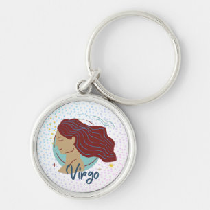 Porte-clés T-shirt Zodiac femme Virgo moderne
