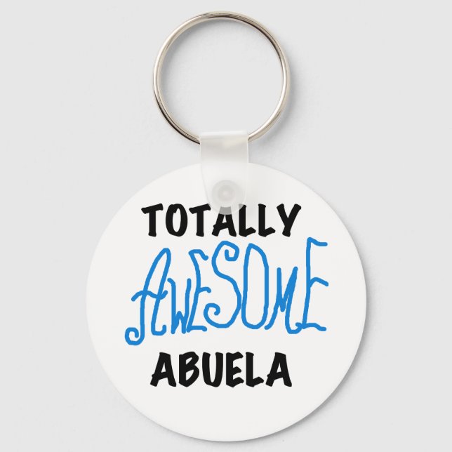 Porte-clés T-shirts et cadeaux bleus totalement (Recto)