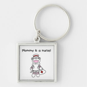 Porte-clés T-shirts et cadeaux de l'infirmière de singe de ch