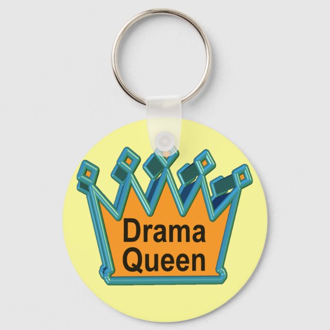 Porte-clés T-shirts et cadeaux Drama Queen pour elle (Recto)