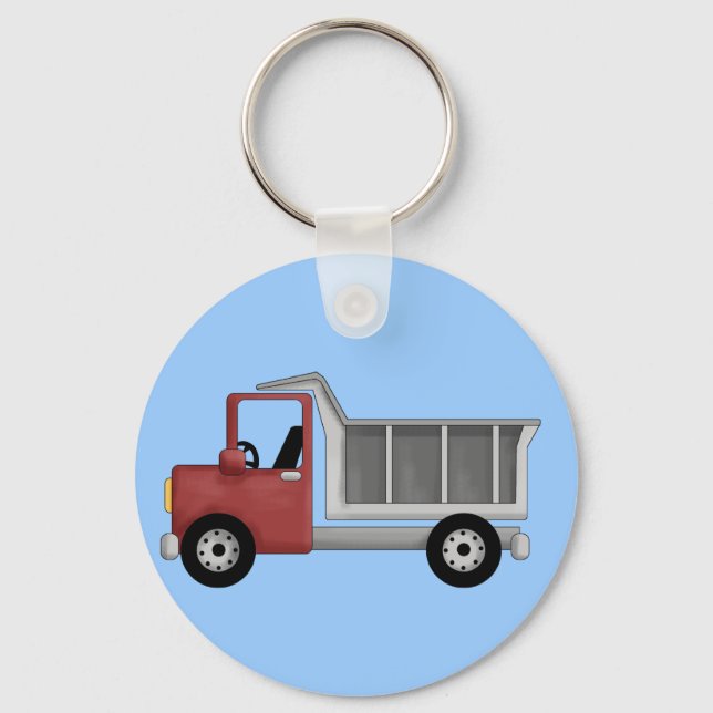 Porte-clés T-shirts et cadeaux pour camions à vidange (Recto)