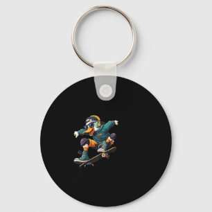 Porte-clés T-shirts graphiques Funny Duck pour hommes femmes