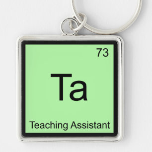 Porte-clés Ta - Assistant d'enseignement Symbole de l'élément