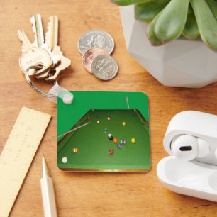 Porte-clés Table De Huit Avec Boules Et Cue, Clavier
