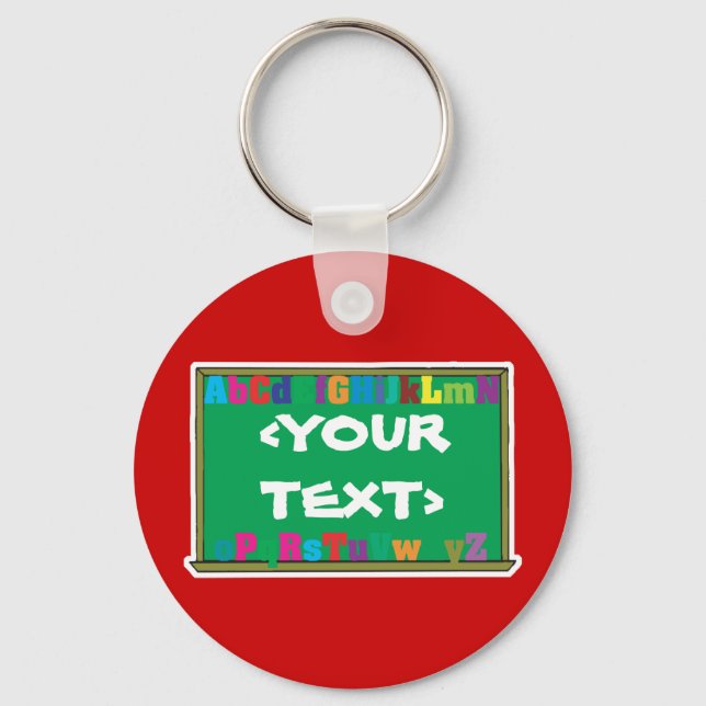 Porte-clés Tableau de bord personnalisable,<YOURTEXT> (Recto)
