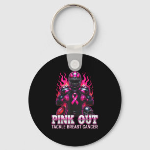 Porte-clés Tackle F Pink Out de sensibilisation au cancer du
