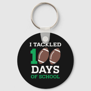 Porte-clés Tackled 100 Days School 100th Day Football Student