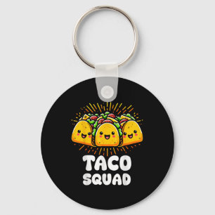 Porte-clés Taco Squad Funny Fiesta Group Conception alimentai
