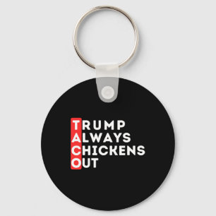 Porte-clés Taco - Trump abandonne toujours - Anti-trump