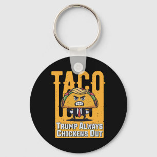 Porte-clés Taco Trump chasse toujours le mème drôle Trump Ta