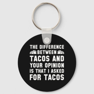 Porte-clés Tacos And Your Opinion