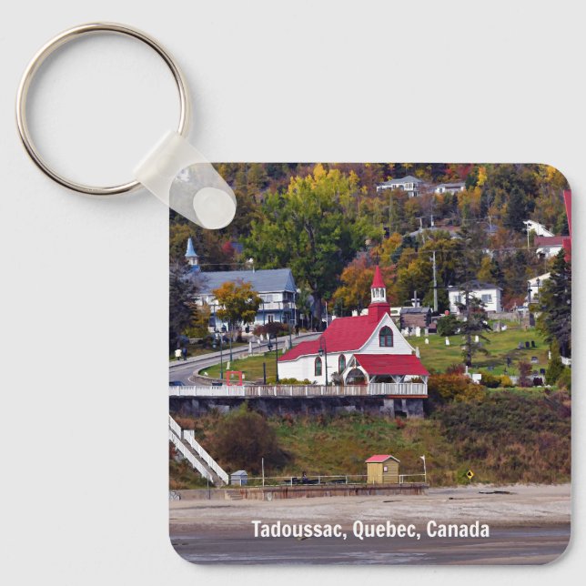 Porte-clés Tadoussac, Québec, Canada (Recto)