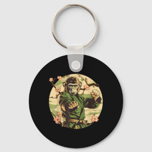 Porte-clés Taekwondo Arbre Sakura Arts Martiaux Kickboxing Mm