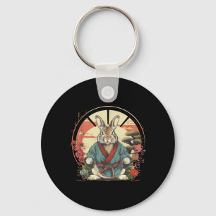Porte-clés Taekwondo Bunny Lapin Kickboxing Jiu-Jitsu Kung