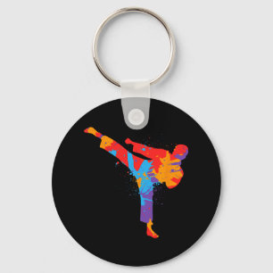 Porte-clés Taekwondo Colorée Arts Martiaux Enfants Hommes Gar