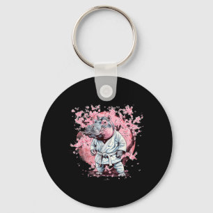Porte-clés Taekwondo Hippo Kickboxing Animall Jiu-Jitsu Kung