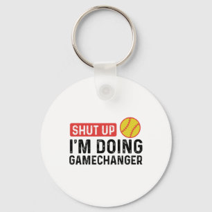 Porte-clés Tais-toi, je fais Gamechanger drôle vintage Softll
