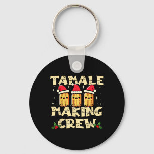 Porte-clés Tamale Making Crew Tamale Saison Amusante Mexicain