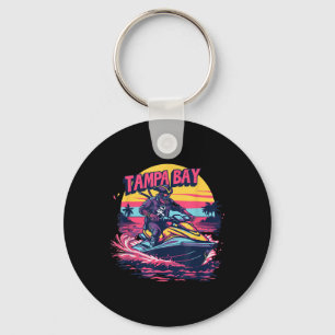 Porte-clés Tampa Bay Pirate Floride Jetski Navigation Drôle G