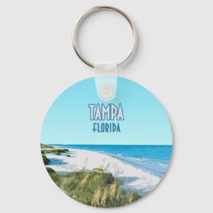 Porte-clés Tampa Beach Floride Vintage