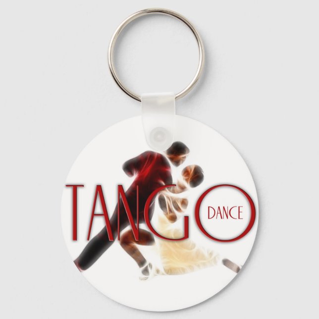 Porte-clés Tango Dansez rouge (Recto)