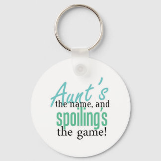 Porte-clés Tante&apos ; s le nom, et Spoiling&apos ; s le jeu
