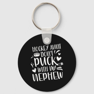 Porte-clés Tante de hockey d'un joueur de hockey Tante de hoc