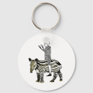 Porte-clés Tapir d'em de tour