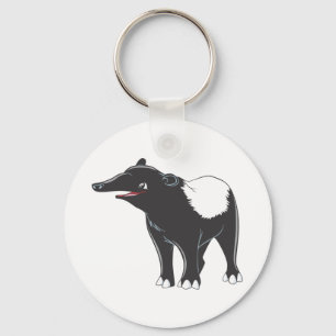 Porte-clés Tapir heureux
