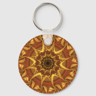Porte-clés Tapis du Sun Gold Mandala Motif