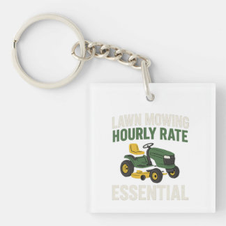Porte-clés Tarif Horaire de Tonte de Pelouse Essentiel