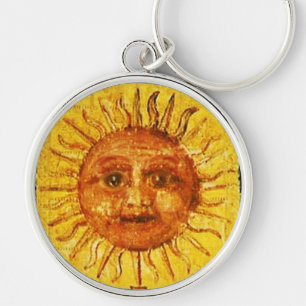 PORTE-CLÉS TAROTS DE RENAISSANCE ANTIQUE 19 /LE SOLEIL