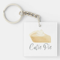 Porte-clés tarte au pumpkin Cutie Pie – Cadeau de