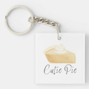 Porte-clés tarte au pumpkin Cutie Pie – Cadeau de 