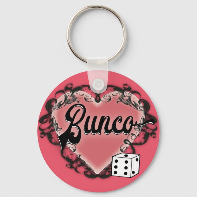 Porte-clés tatouage au coeur du bunco (Recto)