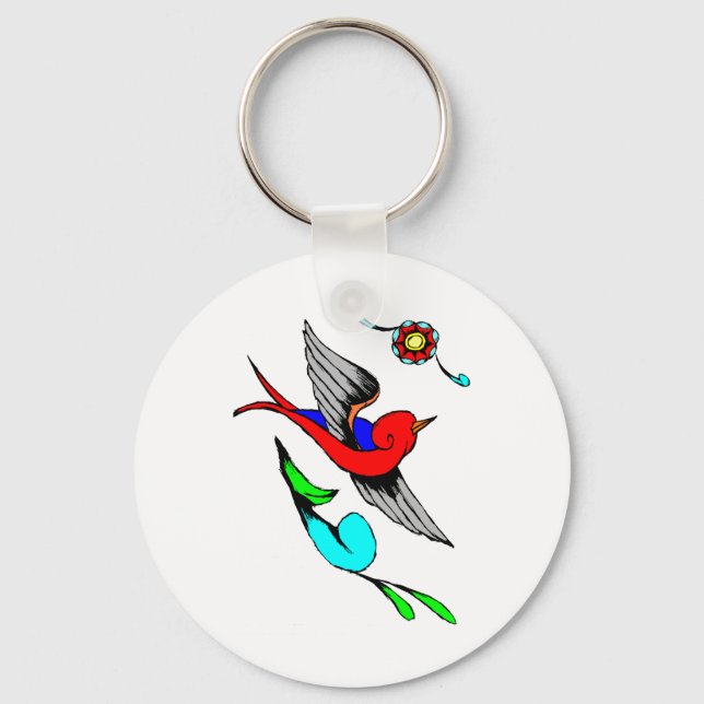Porte-clés Tatouage vintage (Recto)